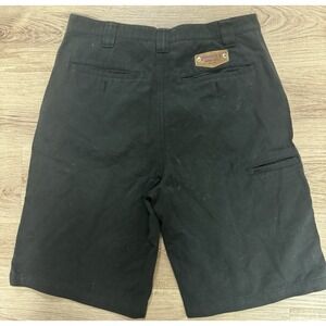 Vintage‎ Y2K Avirex Jean Shorts Men's Size 36 Embroidered Baggy Jorts Black 90's